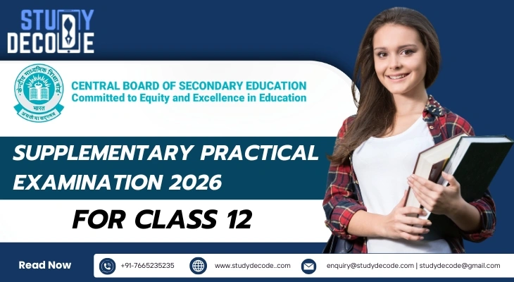 CBSE Supplementary Practical Examination 2026 for Class 12 Students